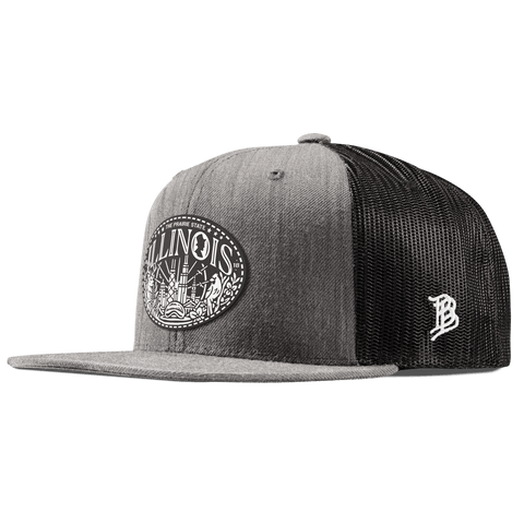 Illinois Traveler Flat Trucker Heather Gray
