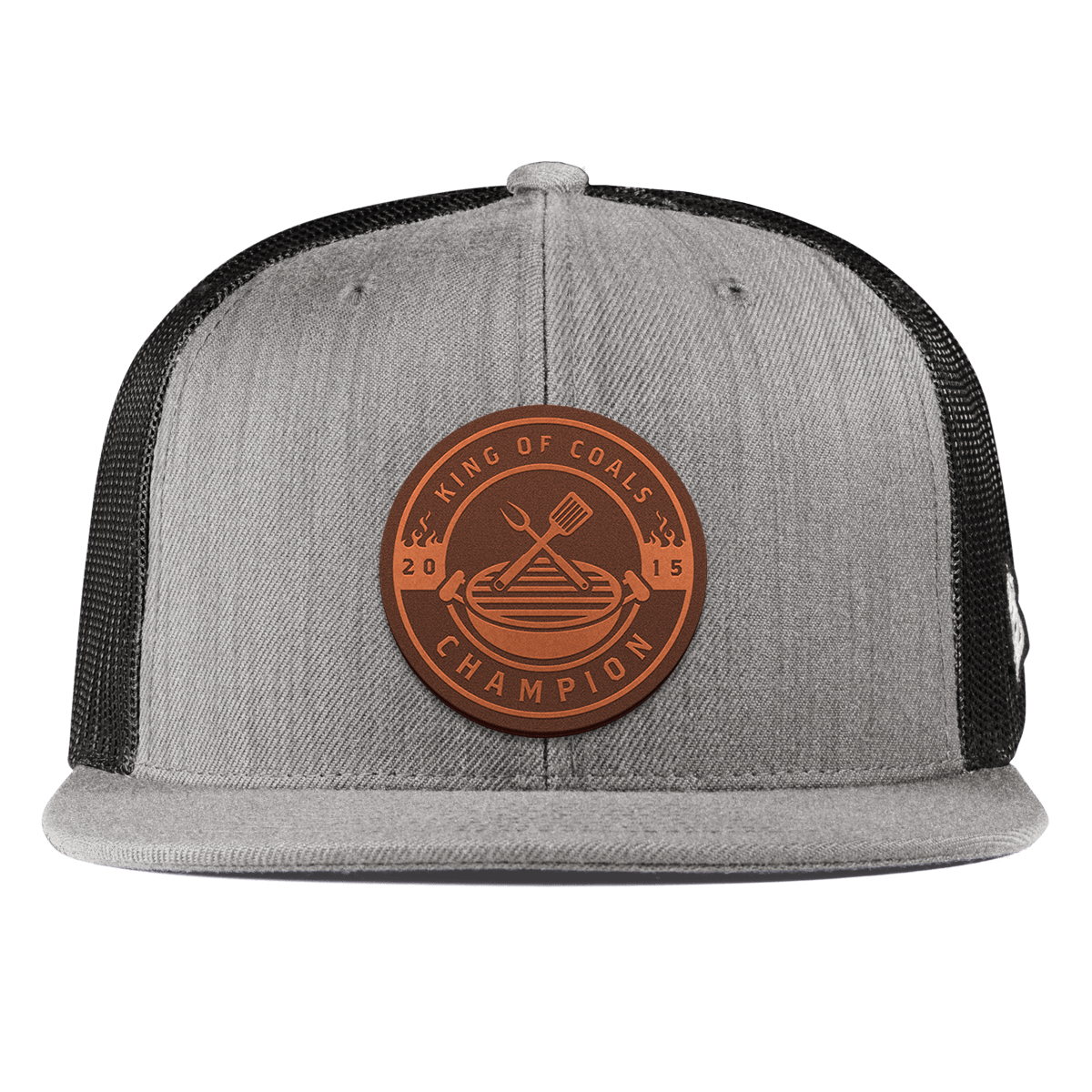 King of Coals Flat Trucker Heather Gray