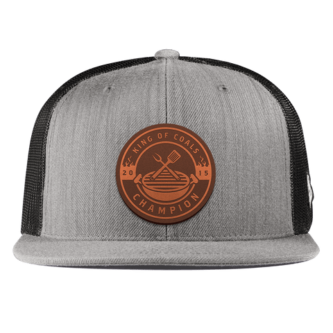 King of Coals Flat Trucker Heather Gray