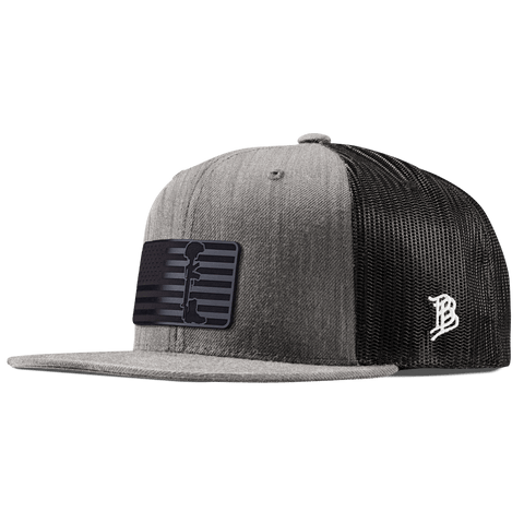 Midnight Memorial Flat Trucker Heather Gray
