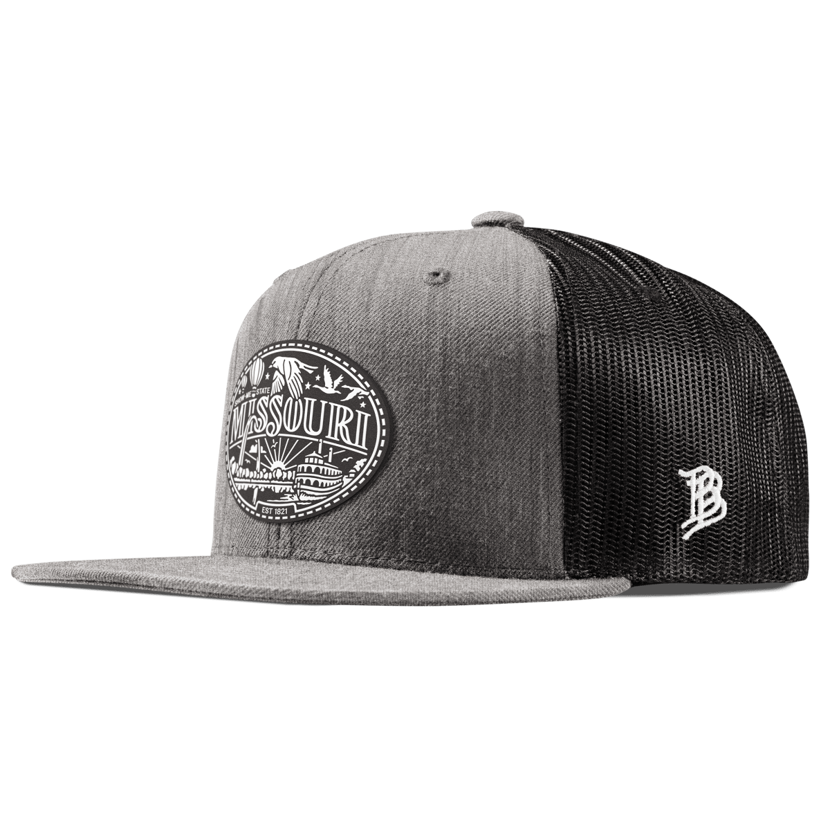Missouri Traveler Flat Trucker Heather Gray