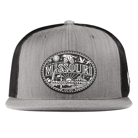 Missouri Traveler Flat Trucker Heather Gray