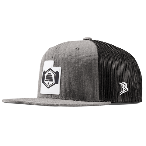 Utah Moonlight Flat Trucker Heather Gray 