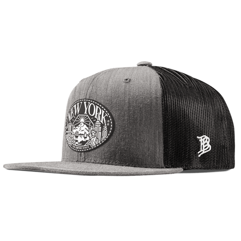 New York Traveler Flat Trucker Heather Gray