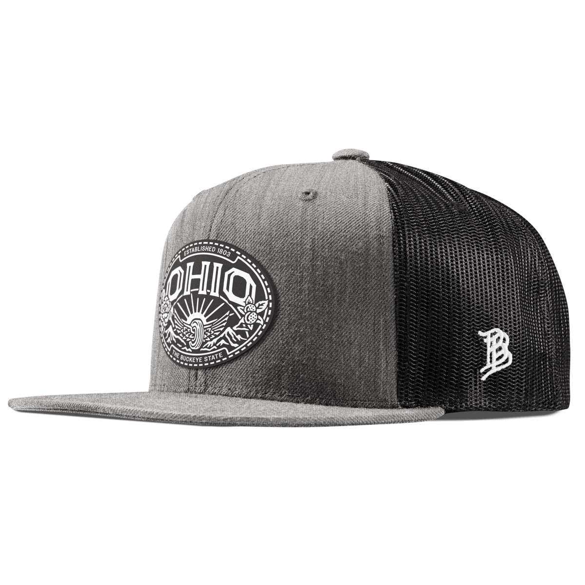 Ohio Traveler Flat Trucker Heather Gray