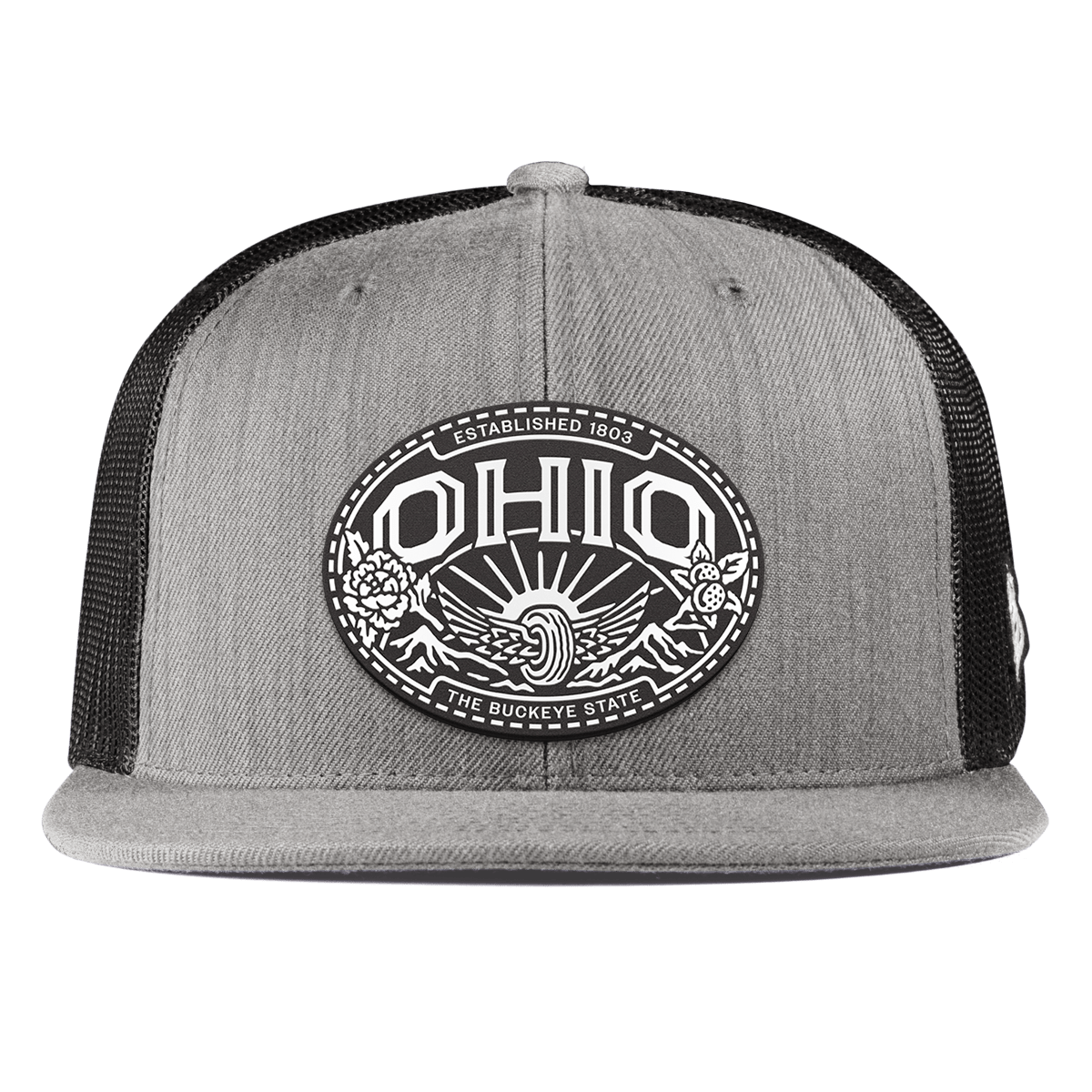 Ohio Traveler Flat Trucker Heather Gray