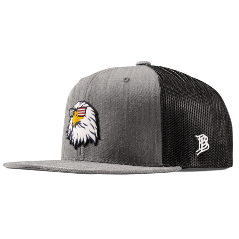 Party Eagle PVC Flat Trucker Heather Gray