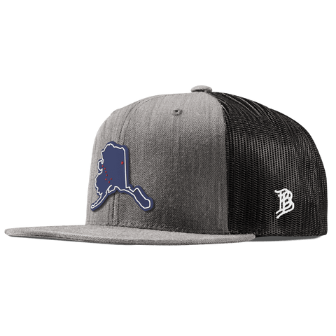 Alaska Patriot Series Flat Trucker Heather Gray