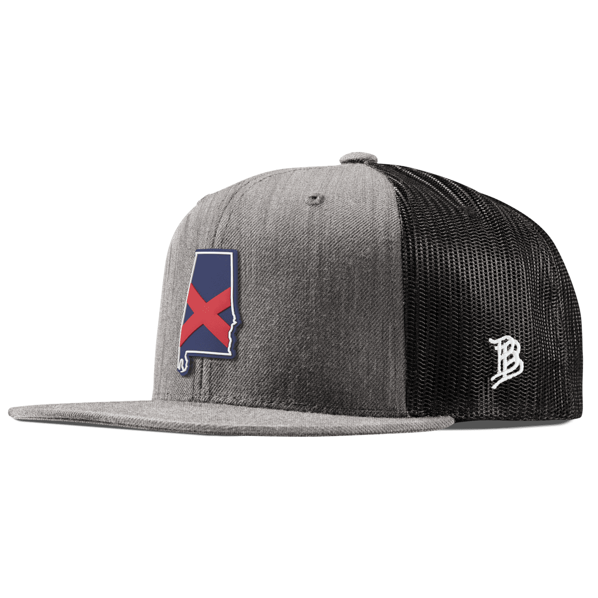 Alabama Patriot Series Flat Trucker Heather Gray