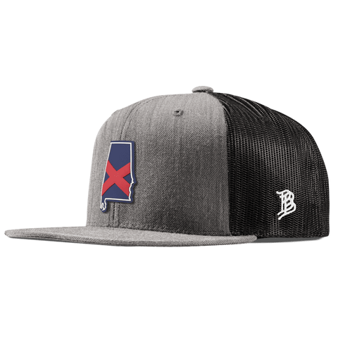 Alabama Patriot Series Flat Trucker Heather Gray