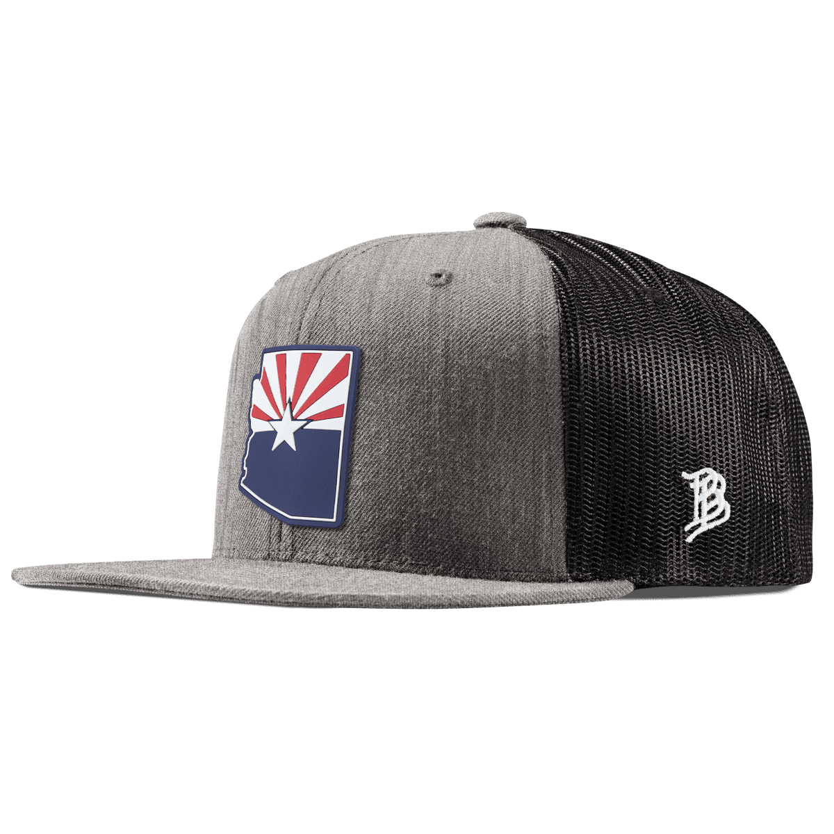 Arizona Patriot Series Flat Trucker Heather Gray