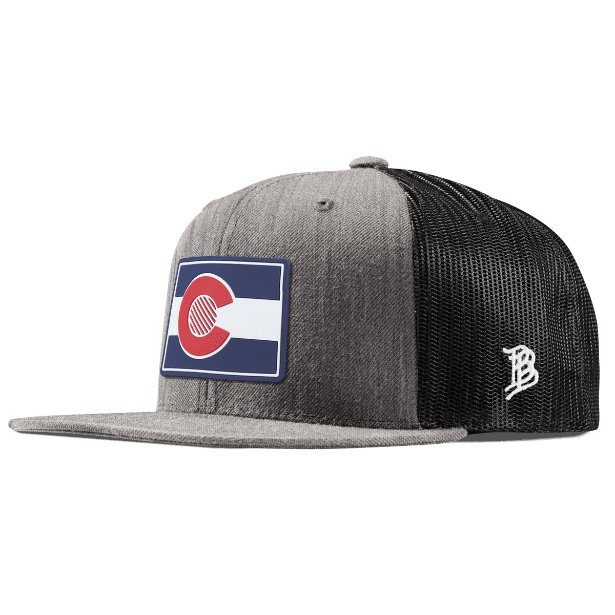 Colorado Patriot Series Flat Trucker Heather Gray 