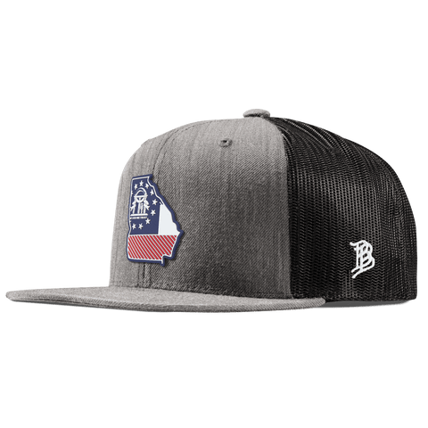 Georgia Patriot Series Flat Trucker Heather Gray 
