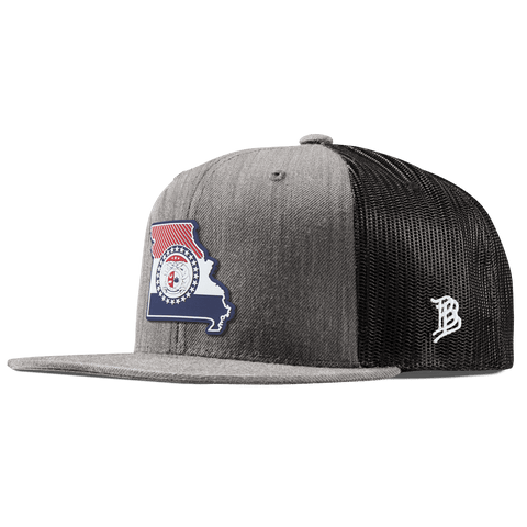 Missouri Patriot Series Flat Trucker Heather Gray 