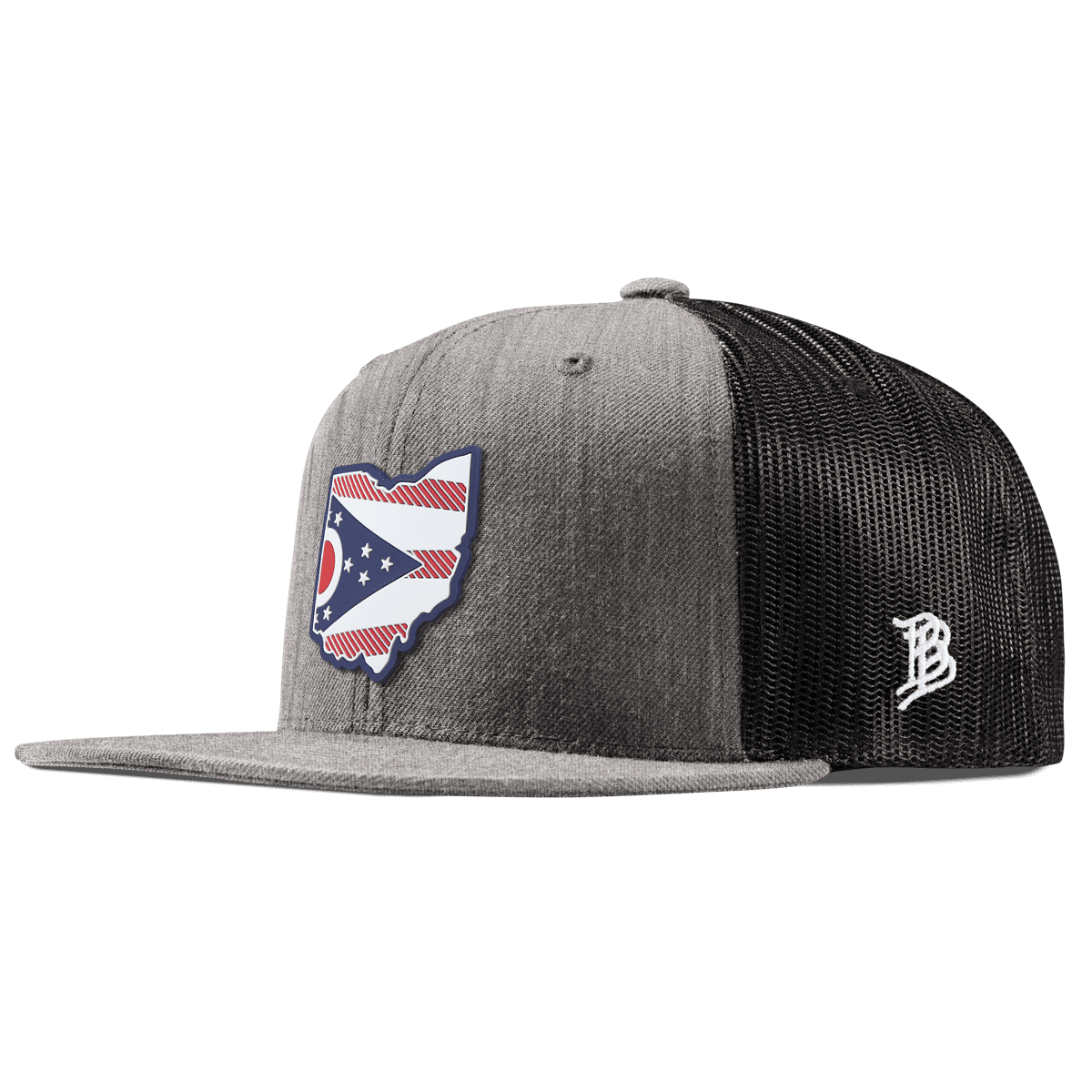 Ohio Patriot Series Flat Trucker Heather Gray