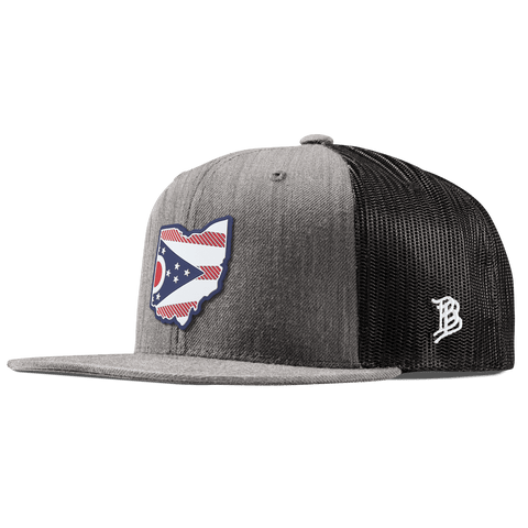 Ohio Patriot Series Flat Trucker Heather Gray