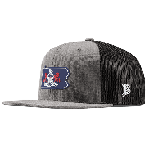 Pennsylvania Patriot Series Flat Trucker Heather Gray