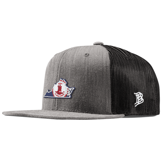 Virginia Patriot Series Flat Trucker Heather Gray