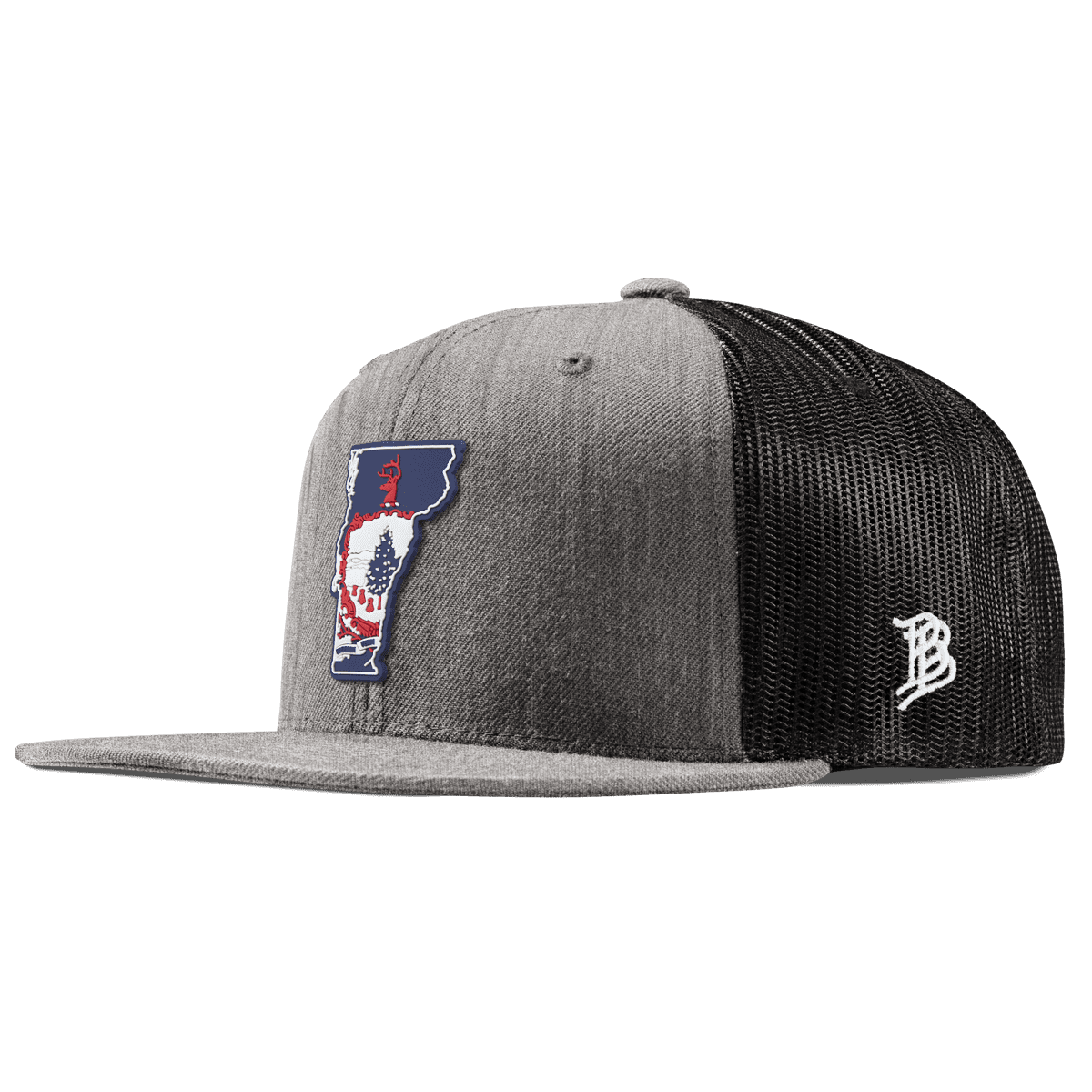 Vermont Patriot Series Flat Trucker Heather Gray