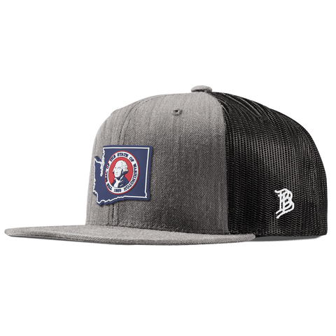 Washington Patriot Series Flat Trucker Heather Gray