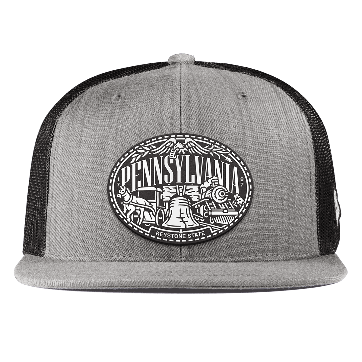 Pennsylvania Traveler Flat Trucker Heather Gray