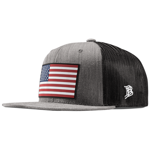 Salute PVC Flat Trucker Heather Gray