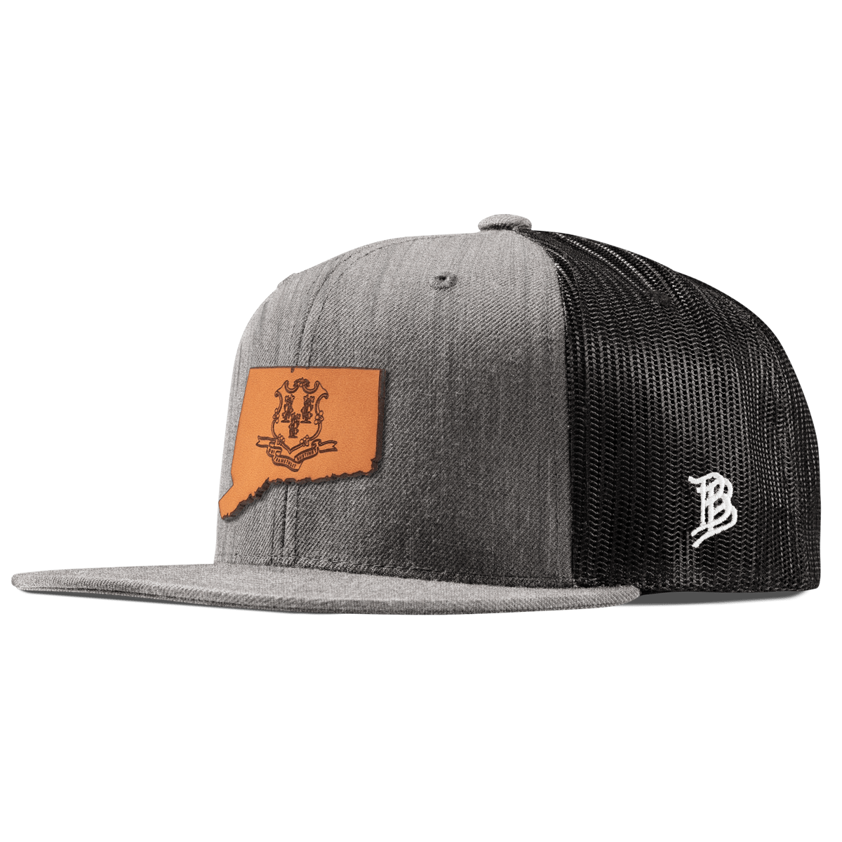 Connecticut 5 Flat Trucker Heather Gray