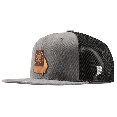 Georgia 4 Flat Trucker Heather Gray