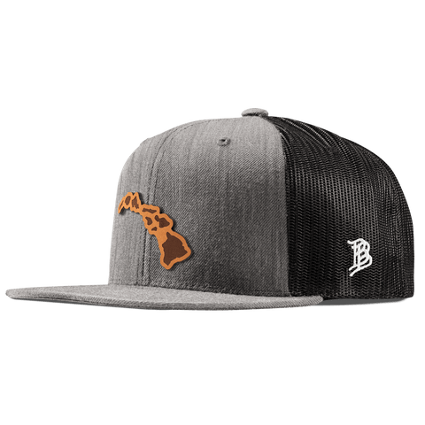 Hawaii 50 Flat Trucker Heather Gray