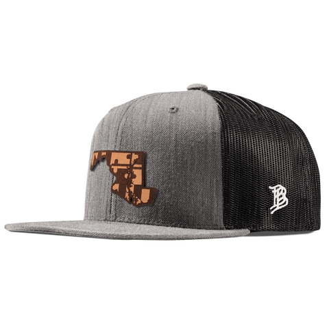 Maryland 7 Flat Trucker Heather Gray