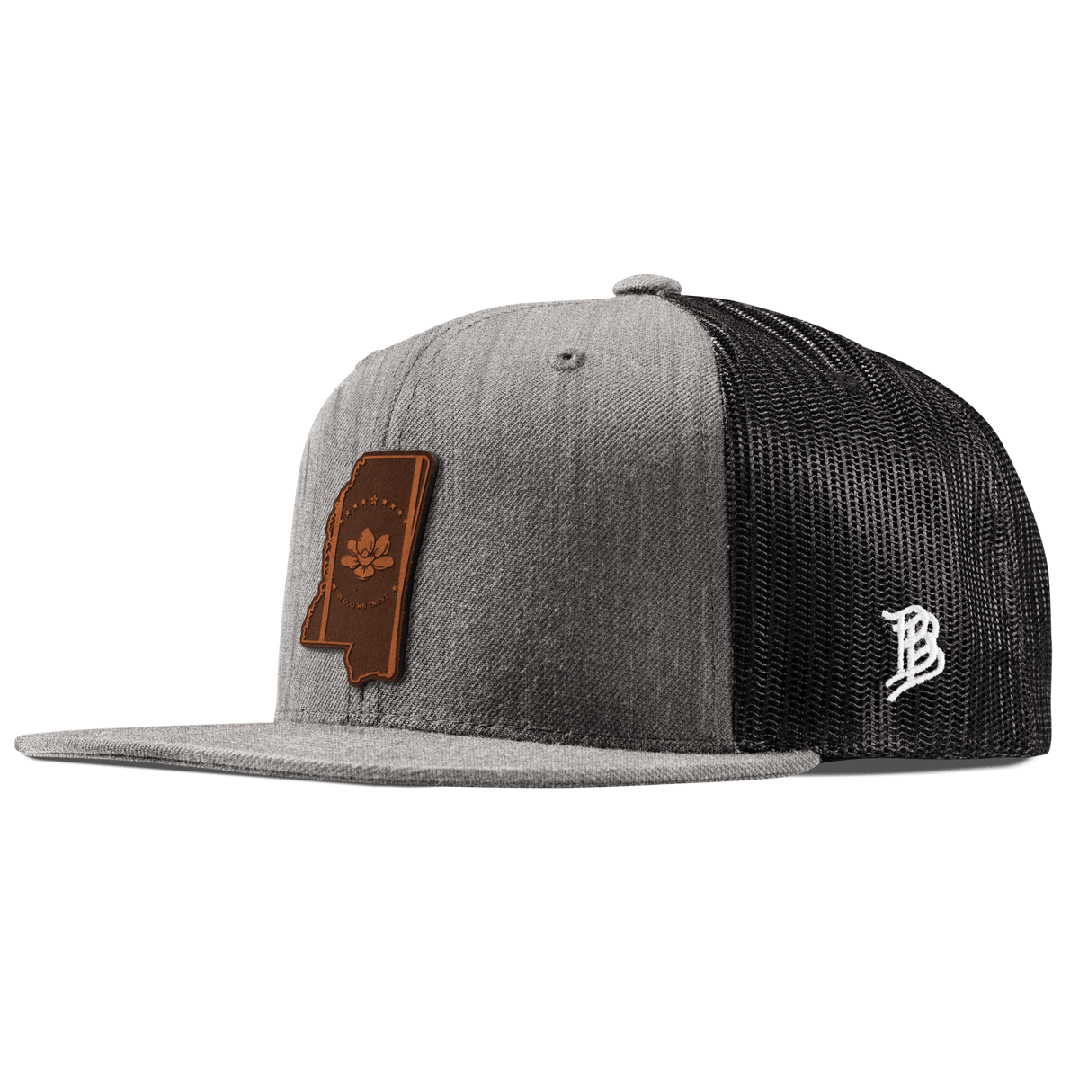 Mississippi 20 Flat Trucker Heather Gray