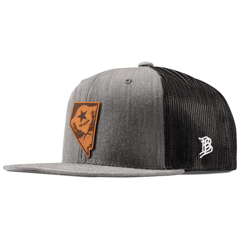 Nevada 36 Flat Trucker Heather Gray
