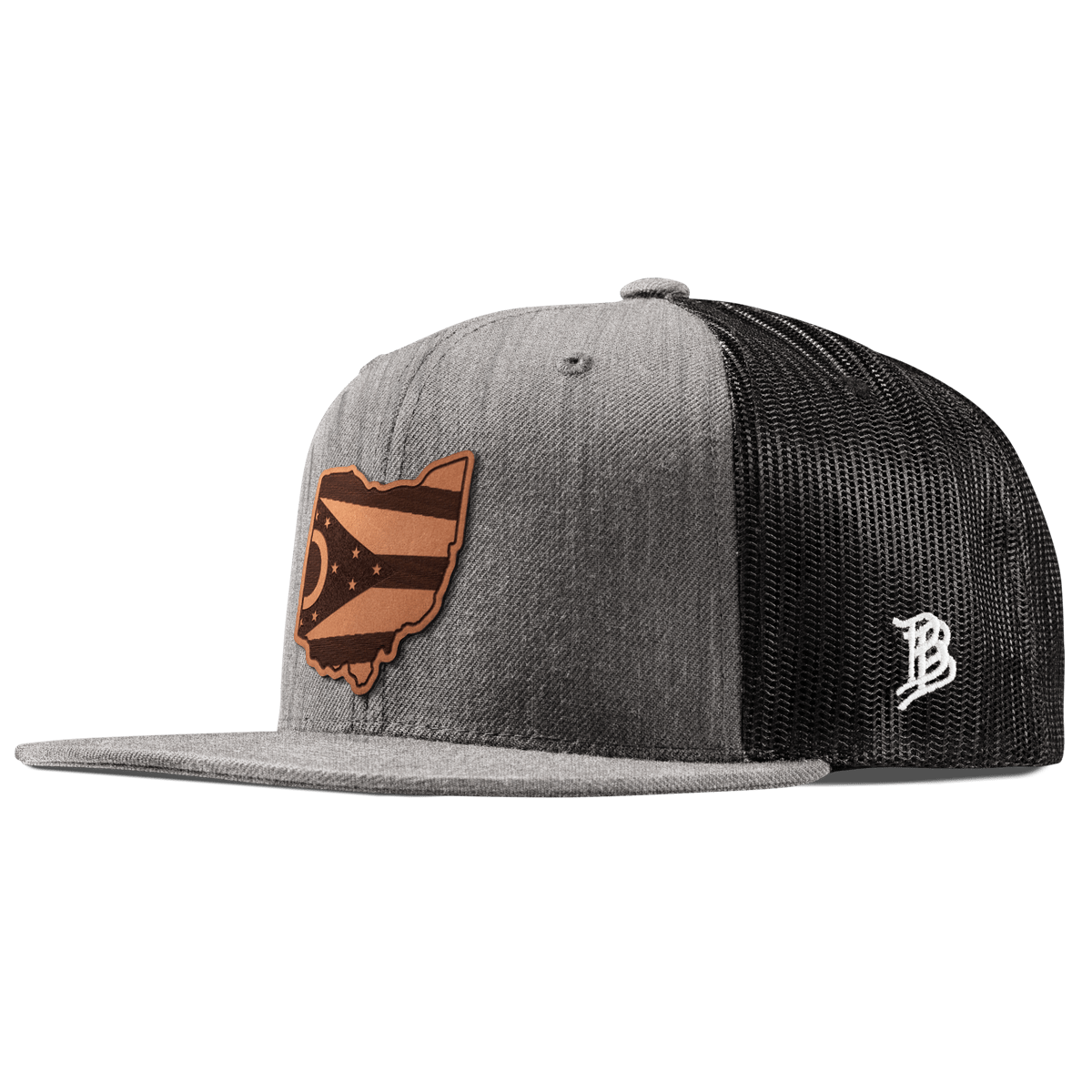 Ohio 17 Flat Trucker Heather Gray