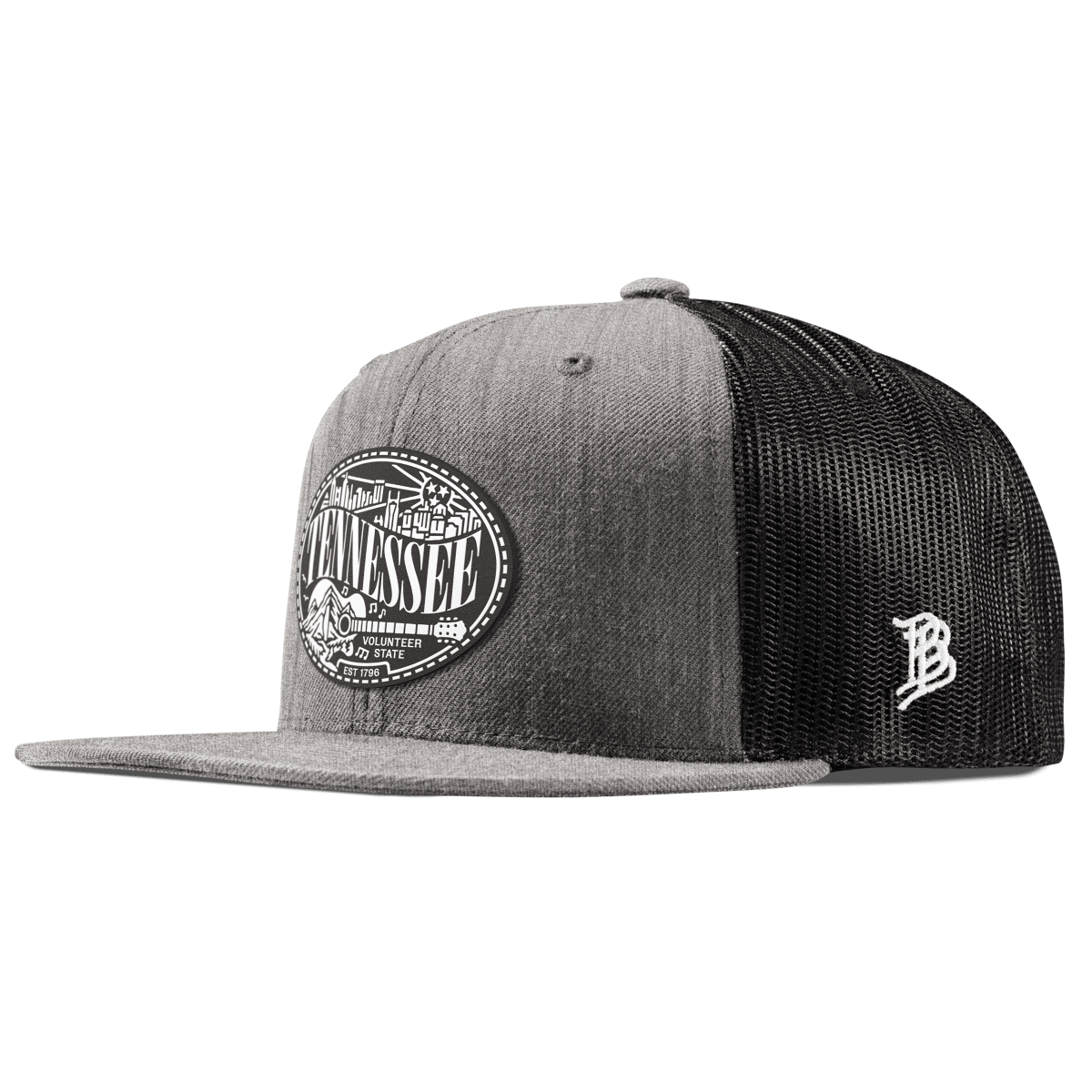 Tennessee Traveler Flat Trucker Heather Gray