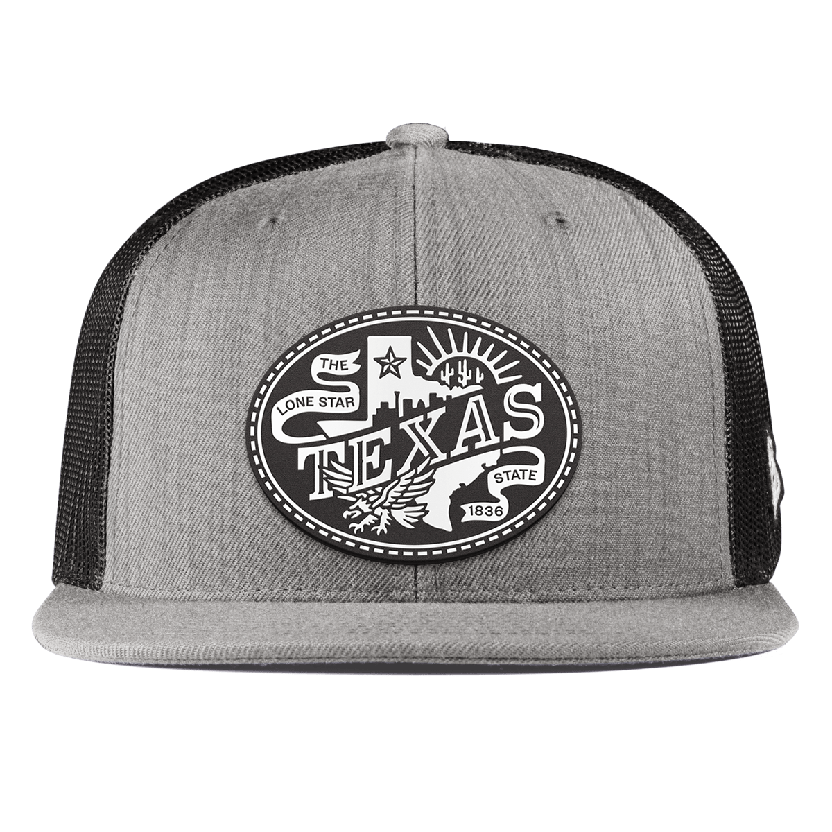 Texas Traveler Flat Trucker Heather Gray