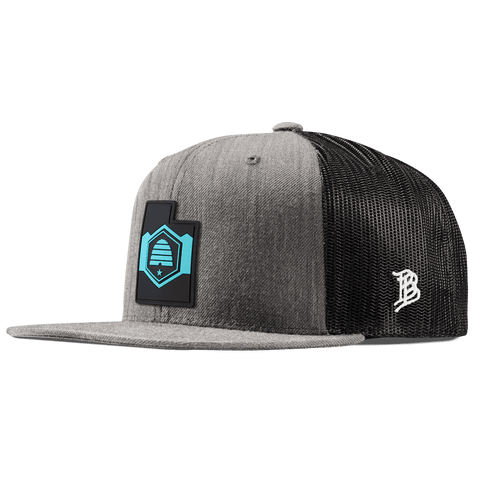 Utah Turquoise Flat Trucker