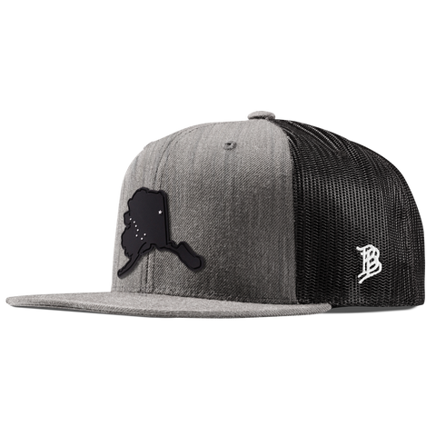 Alaska Vintage Flat Trucker  Heather Gray