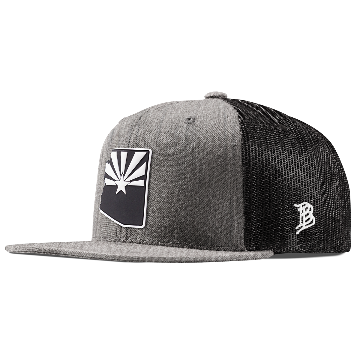 Arizona Vintage Flat Trucker  Heather Gray