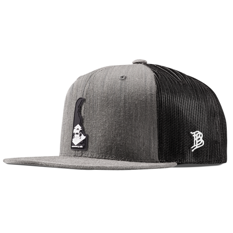 Delaware Vintage Flat Trucker  Heather Gray