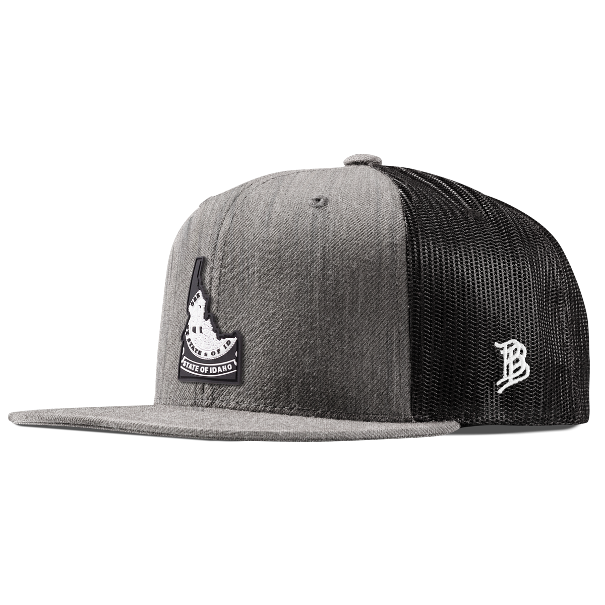 Idaho Vintage Flat Trucker  Heather Gray