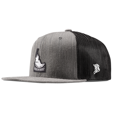 Idaho Vintage Flat Trucker  Heather Gray