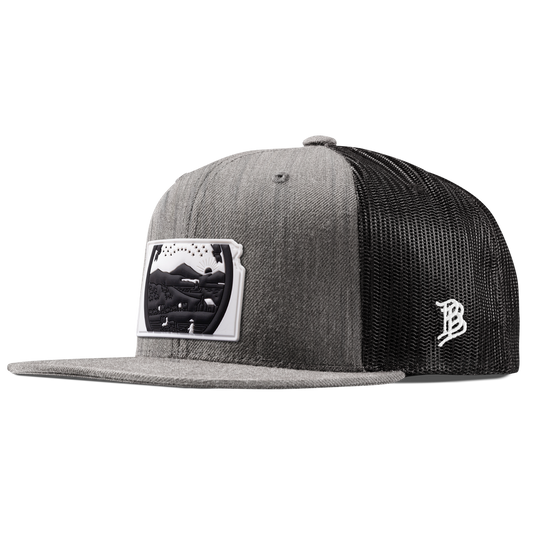 Kansas Vintage Flat Trucker  Heather Gray