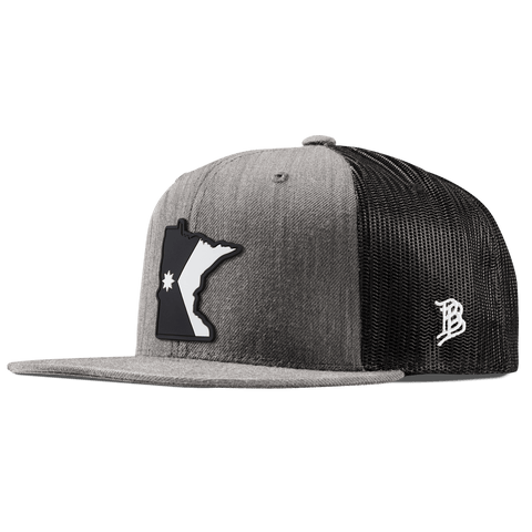 Minnesota Vintage Flat Trucker  Heather Gray