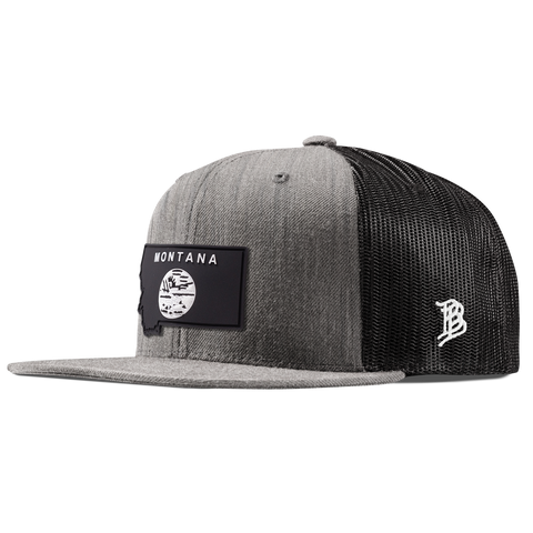 Montana Vintage Flat Trucker  Heather Gray
