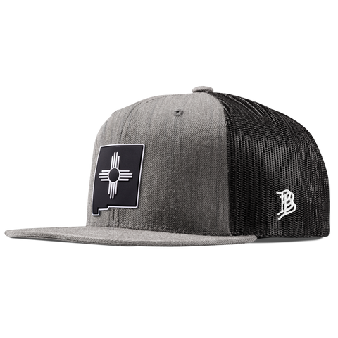 New Mexico Vintage Flat Trucker  Heather Gray