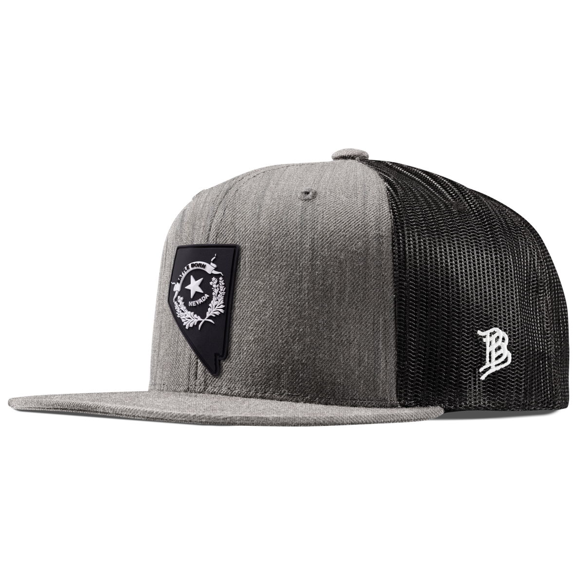 Nevada Vintage Flat Trucker  Heather Gray