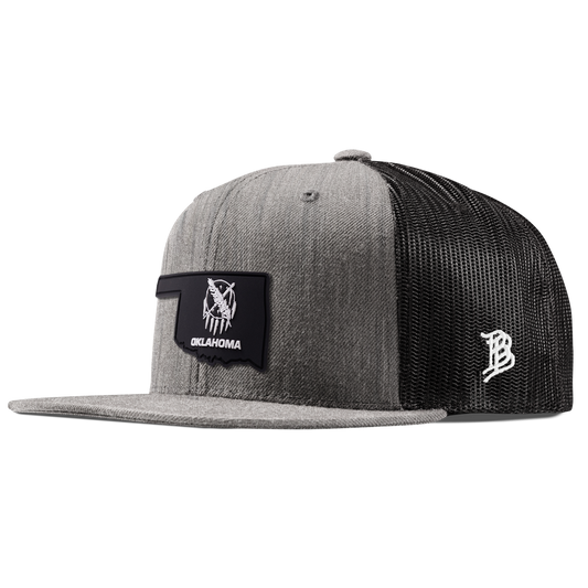 Oklahoma Vintage Flat Trucker  Heather Gray