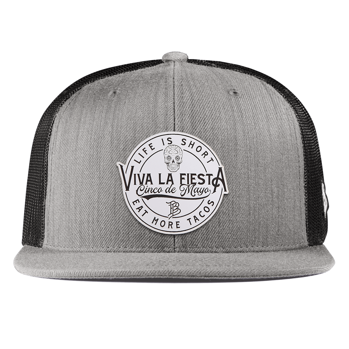 Branded Fiesta Flat Trucker Heather Gray