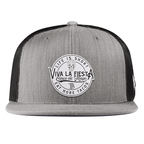 Branded Fiesta Flat Trucker Heather Gray