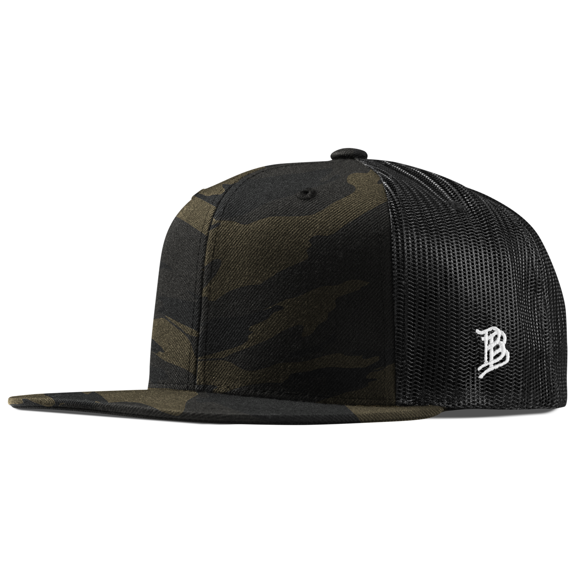 Bare Flat Trucker Midnight Camo